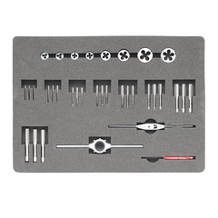 Набор метчиков и плашек M3 -M24 HSS 61пр Bucovice(CzTool) 340240