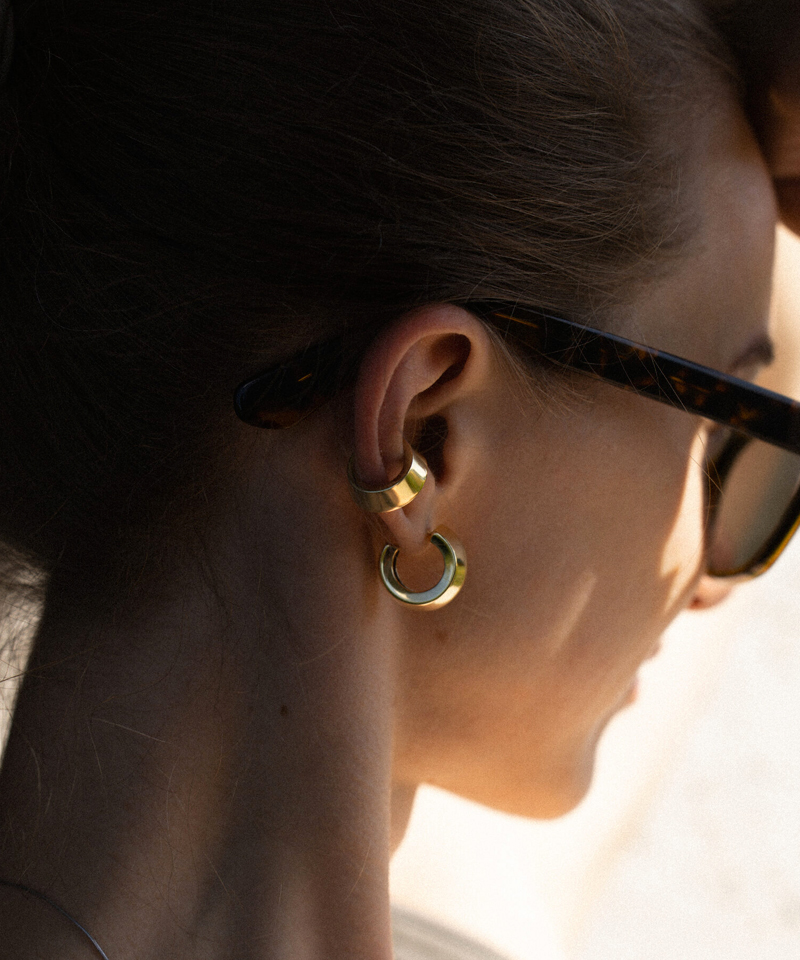 Серьги SIZE gold