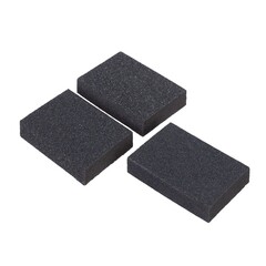 32-1-201 Набор губок для шлифования карбид кремния, Р60/80, Р60/100, Р80/120, 100х70х25мм 3шт. РемоКолор
