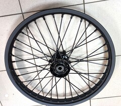 Передний колёсный диск для Honda CR125 / CR250 / CRF250 / CRF450 2002-2025 г.в. / 1.6*21 черный