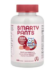 SmartyPants добавка для детей, со вкусом ягод и вишни, 120 жевательных таблеток