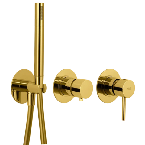 Remer X97D3PWBDO Смеситель для душа Remer X Style X97D3PWBDO, золото глянцевое