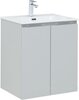 Aquanet 274007 Тумба с раковиной Алвита new 60 подвесная 2 дв. цв. серый (274007)