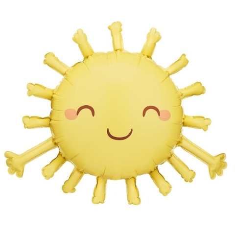 Шар фигура Солнышко сатин, 76 см