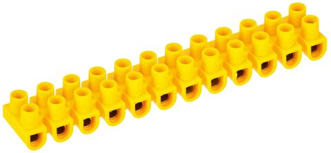 Зажим винтовой ЗВИ-20 н/г 4-10мм2 12пар желтые IEK