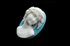 Силиконовая форма Камея Девушка № 42