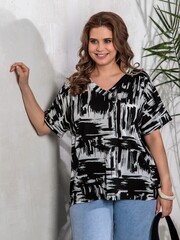 Футболка Авеню Виотекс ЧЁРНО-БЕЛЫЙ