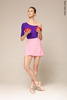 One-of-a-kind Wrap chiffon skirt | pink