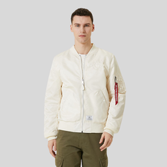 Бомбер Alpha Industries L-2B Blood Chit Gen II Off White (Белый)