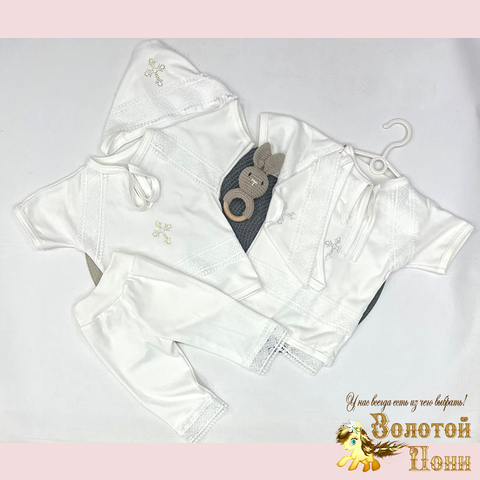Комплект крестильный детский (62-80) 260622-U-9031