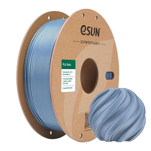 Пластик для 3D-печати eSUN PLA-Basic, 1.75 мм, 1 кг, светло-серый, PLA-Basic175Q-H1P1