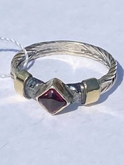 Гранат 282 (кольцо из серебра/золота)