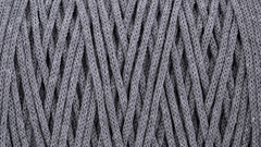 Grey cotton cord 3 mm