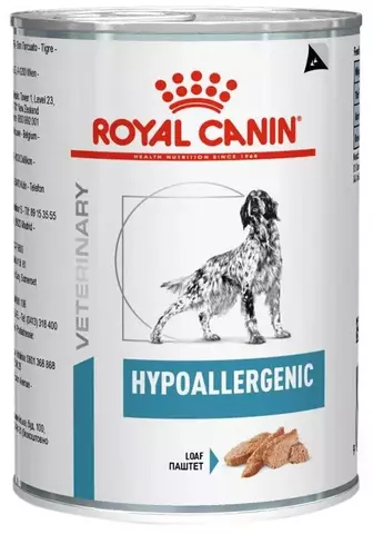 Влажный корм для собак Royal Canin Hypoallergenic, при аллергии 400 г