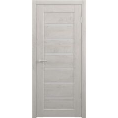 Купить Межкомнатная дверь CPL Мальта дуб снежный стекло матовое