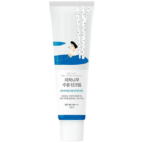 Round Lab Увлажняющий санскрин с берёзовым соком Round Lab Birch Juice Moisturizing Sunscreen SPF50+ PA++++, 50 мл