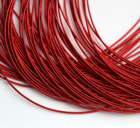 Канитель жесткая Красный 1 мм (№6147)
