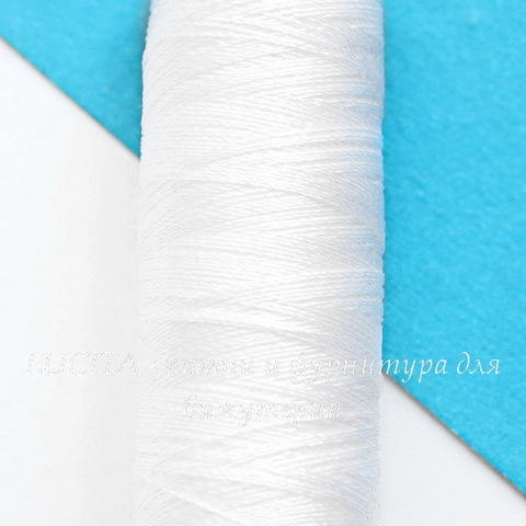 Нить вискозная Gutermann SULKY Rayon 40 для вышивки, белая, 200 м