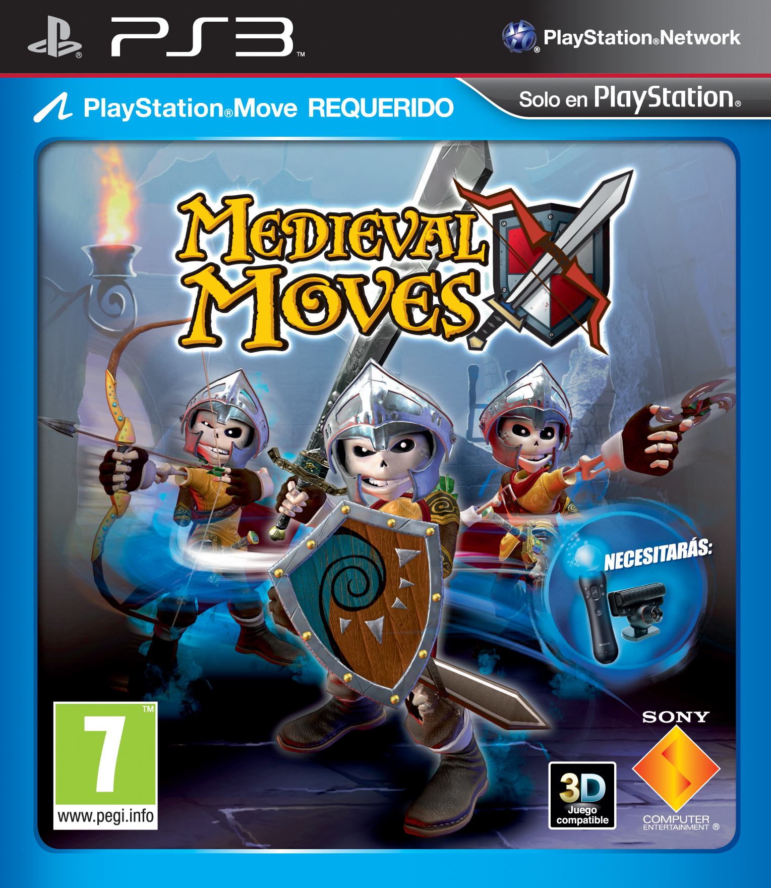 Medievil Moves Боевые Кости PS3 New!