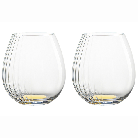 Набор бокалов для вина 2шт 610мл Liberty Jones Alice золотистый