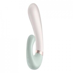Смарт вибратор кролик с подогревом Satisfyer Heat Wave Connect App, мятный
