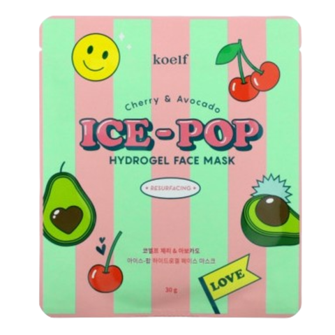 Koelf Cherry&avocado hydrogel face mask Маска гидрогелевая с вишней и авокадо