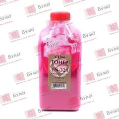 Тонер с девелопером БУЛАТ s-Line TN-321 для Konica Minolta bizhub C224, C284, C364e (Пурпурный, банка 482 г)