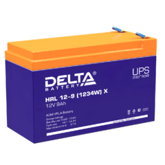 Аккумуляторная батарея Delta HRL 12-9 (1234W) X (12V / 9Ah)
