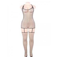 Платье-сетка с чулками (размер М)