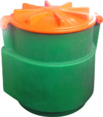 Контейнер для пищевых отходов,  с колёсной парой. Экогрупп ДВ 600 л.(900x900x1050см;зеленый) - арт.561128