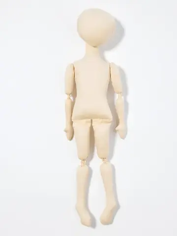 Бумажная выкройка тела интерьерной куклы Леон