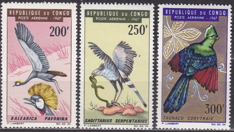 Конго 1967 № 120-2 Фауна **MNH