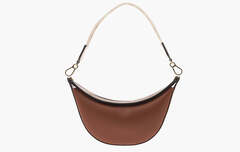 Сумка Loewe Luna Satin Calfskin and Jacquard Small Bag "Brown"