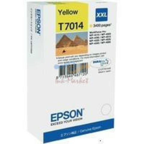 T7014 Картридж EPSON желтый экстраповышенной емкости для WP-4015/WP-4095/WP-4515/WP-4595