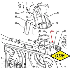 Держатель дефлектора DDE ST6556 (792-728-053)