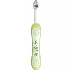 Зубная щетка детск.с эргономичной ручкой,6мес.+,зелен. (стандарт)