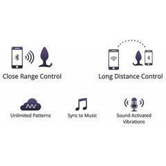 Анальная вибропробка Hush 2 второго поколения с управлением на расстоянии от Lovense (M: 44*135 мм.)