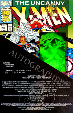 Uncanny X-Men #304 (с автографом John Romita Jr.)