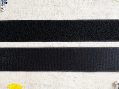 Велкро/липучка комплект, ш. 5 см, чёрный