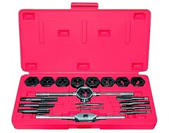 35-9-420 Набор резьбонарезной, сталь 45, 20 предметов, кейс (РемоКолор)