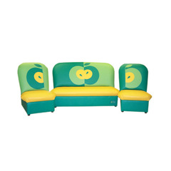 Комплект мягкой игровой мебели «Радуга» Яблоко зеленый