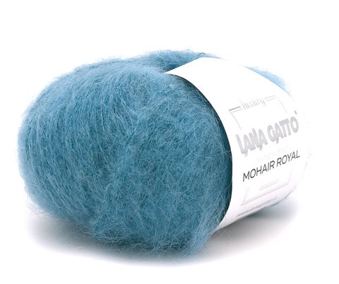 Пряжа Lana Gatto Mohair Royal 7267 лазурь