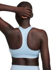 Теннисный бюстгальтер Nike Swoosh Medium Support Non-Padded Sports Bra - light armory bluel/white