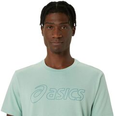 Теннисная футболка Asics Logo Short Sleeve T-Shirt - Mint