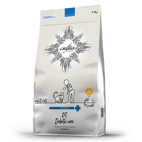 CRAFTIA GALENA CAT DIABETIC CARE Диабетик 1,4 кг для кошек при сахарном диабете