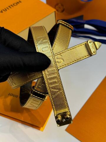 Ремень Louis Vuitton Serrures Золотой