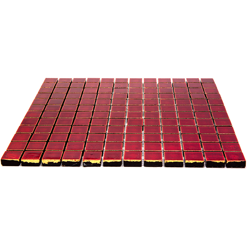 MRC RED-2 Итальянская мозаика мрамор Skalini Mercury красный квадрат