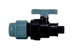 Кран ПНД ПЭ шаровой МУФТА-НР 32х3/4