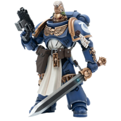 Фигурка Warhammer 40000  Ultramarines Primaris Company Champion Brother Parnaeus 1:18