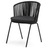 Saconca Садовый стул из шнура и стали с черной окраской